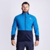 Pánská hybridní bunda PROGRESS Torsten s merinem modrá (Velikost XS)