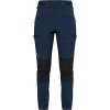 Dámské softshellové kalhoty Haglöfs Rugged Slim - tm.modrá/černá (Velikost 34)