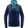 Dámská softshellová bunda Haglöfs L.I.M Hybrid Softshell - modrá (Velikost XS)