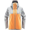 Dámská ultralehká bunda Haglöfs L.I.M GTX Active - šedá/oranžová (Velikost XS)
