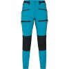 Dámské softshellové kalhoty Haglöfs Rugged Slim - modrá/černá (Velikost 36)