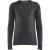 Dětský termo set CRAFT CORE Wool Merino Junior - černá (Velikost 74)