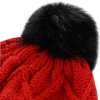 Unisex čepice ALPINE PRO Garbine červená (Velikost L)