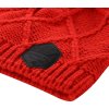 Unisex čepice ALPINE PRO Garbine červená (Velikost L)