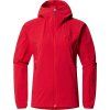 Dámská softshellová bunda Haglöfs Rosson softshell - červená (Velikost XS)