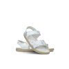 Dětské barefoot sandály BE LENKA Miami Junior třpytivě bílé (Velikost 35)