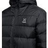 Pánská péřová bunda Haglöfs Bield Down Hood - černá (Velikost S)