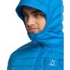 Pánská zimní bunda Haglöfs  Micro Nordic down hood - modrá (Velikost S)