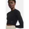 Dámský top CRAFT ADV Tone Seamless Cropped LS - černá (Velikost XS-S)