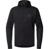 Pánská technická mikina Haglöfs L.I.M Mid Multi Hood - černá (Velikost S)