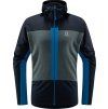 Pánská technická mikina Haglöfs ROC Flash Mid Hood - modrá (Velikost S)