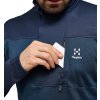 Pánská technická mikina Haglöfs ROC Flash Mid Halfzip - tmavě modrá (Velikost S)
