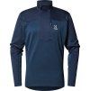 Pánská technická mikina Haglöfs ROC Flash Mid Halfzip - tmavě modrá (Velikost S)