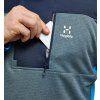 Pánská technická mikina Haglöfs ROC Flash Mid Halfzip - modrá (Velikost S)