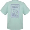 Dámské bavlněné triko HUSKY Tee Stamp L modré (Velikost L)