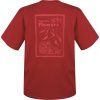 Dámské bavlněné triko HUSKY Tee Stamp L červené (Velikost L)
