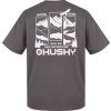 Pánské bavlněné triko HUSKY Tee View M šedé (Velikost XXXL)
