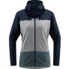 Dámská technická mikina Haglöfs ROC Flash Mid Hood - modrá (Velikost XS)