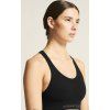 Dámská merino podprsenka CRAFT Wool Seamless - černá (Velikost XS-S)