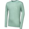 Juniorské merino triko SENSOR Df Logo Up basil green (Barva zelená, Velikost 140)