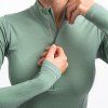 Dámské merino triko SENSOR Df basil green (Barva zelená, Velikost M)