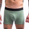 Pánské merino trenky SENSOR Df basil green (Velikost XXL, Barva zelená)