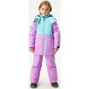 Dětské zimní rostoucí oteplovačky UNUO Ski, Lila (Velikost 98/104, Věk 2-4 roky)