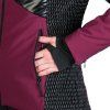 Dámská lyžařská bunda NORTHFINDER Lauri vínová (VELIKOST 2XL)