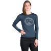 Dámské merino triko NORTHFINDER Aracely modré (VELIKOST XS)