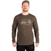 Pánské bavlněné triko NORTHFINDER Ember hnědé (VELIKOST 2XL)