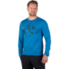 Pánské merino triko NORTHFINDER Erno modré (VELIKOST 2XL)