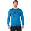Pánské merino triko NORTHFINDER Erno modré (VELIKOST 2XL)