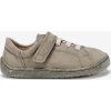 Dětské kožené barefoot boty UNUO, Khaki (Velikost 27)