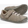 Dětské kožené barefoot boty UNUO, Khaki (Velikost 27)