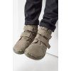 Dětské kotníkové barefoot boty UNUO, Khaki (Velikost 27)
