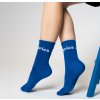 Barefootové ponožky BAREBARICS Crew - Big logo 3 pack modrá (Velikost 35-38)