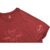 Pánské 100% Merino triko KLIMATEX Skadar vínová (Velikost 2XL)