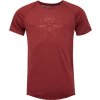 Pánské 100% Merino triko KLIMATEX Skadar vínová (Velikost 2XL)
