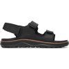 Pánské kožené sandály MERRELL  J00003391 cove ltr backstrap M black (Velikost 40)
