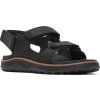 Pánské kožené sandály MERRELL  J00003391 cove ltr backstrap M black (Velikost 40)