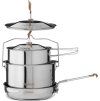 Nádobí PRIMUS CampFire Cookset S.S. Large - šedá (Velikost L)