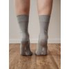 Barefootové ponožky BE LENKA Crew Essentials šedá (Velikost 35-38)