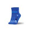 Dětské barefootové ponožky BE LENKA Crew dinosaurus modrá 3 pack (Velikost 23-26)