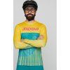 Pánský dres SILVINI Ello žluto-modrý (Velikost S)