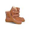 Dětské zimní barefoot boty BE LENKA Zippu Kids hnědá (Velikost 26)