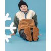 Dětské zimní barefoot boty BE LENKA Zippu Kids hnědá (Velikost 26)