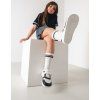 Dětské barefoot tenisky BE LENKA Scoot Kids bílo-černá (Velikost 26)