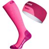 Kompresní podkolenky + čelenka ELEVEN ActivPulse Pink (Velikost M-L (40-43))