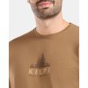 Pánské bavlněné triko KILPI Base hnědé (Velikost 3XL)