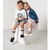 Dětské barefoot tenisky BE LENKA Canvi Preschool černé a bílé (Velikost 20)